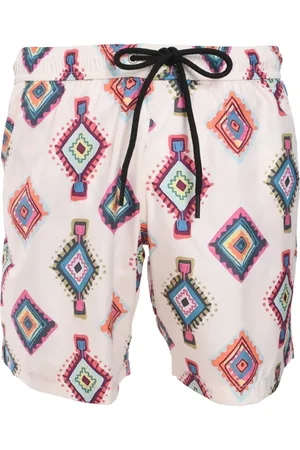 MAUNA KEA Badeshorts med geometrisk tryk