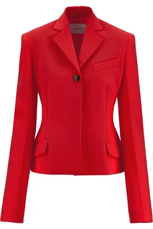 Salvatore Ferragamo Enkeltradet uldblazer
