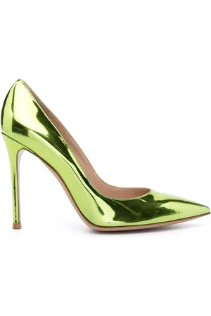 Gianvito Rossi Metalliske Gianvito 105 mm pumps
