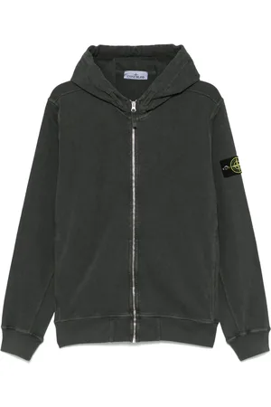 Stone Island Hættetrøje med kompasmærke og logo