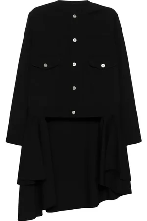 Comme des Garçons Jakke med slitageeffekt på panelerne