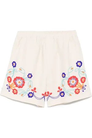 BODE Garden Party shorts med perleudsmykning