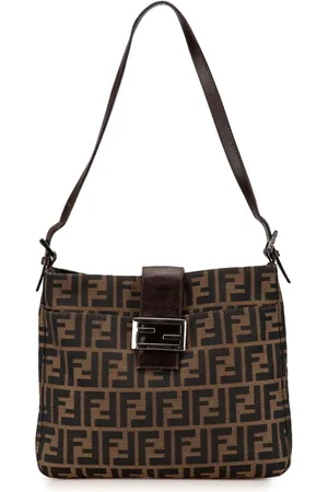 Fendi 2000-2010 Zucca Canvas skuldertaske