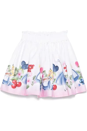 MONNALISA X Disney Alice satin-nederdel