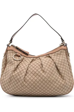 Gucci Diamante Sukey skuldertaske i kanvas fra 2000-2015