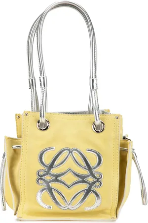 Loewe Anagram skuldertaske i ruskind fra 2010-2024