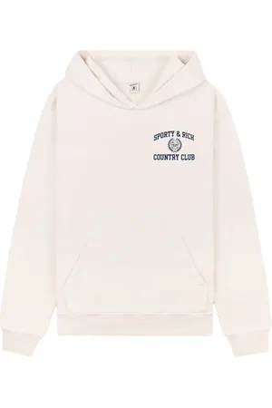 Sporty & Rich Hættetrøje med logodetalje