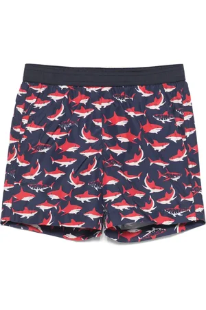 Moncler Badeshorts med hajtryk