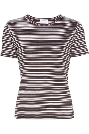Filippa K Stribet og ribbet T-shirt