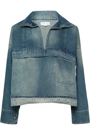 Victoria Beckham Cropped denimskjorte