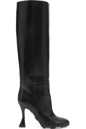 Moschino 100mm støvler i læder