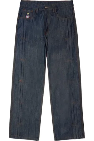 KIDSUPER STUDIOS Jeans med brede ben og rå kant
