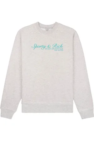 Sporty & Rich Sweatshirt med tekst-logo