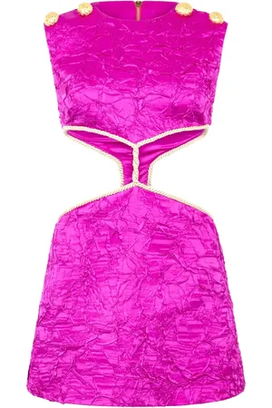 Roberto Cavalli Mini krøllet kjole