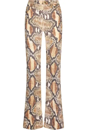 Roberto Cavalli Bukser med slangeskindstryk