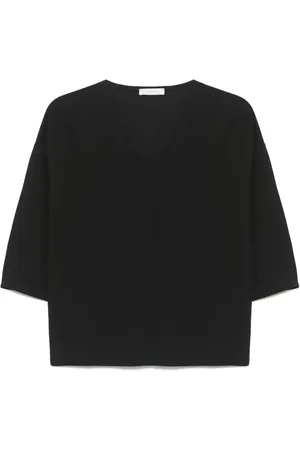 ZANONE Finstrikket top