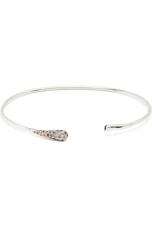 ROSA MARIA Armbånd i sterlingsølv med diamant og smaragd