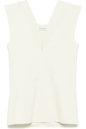 Lanvin Top med dyb V-hals