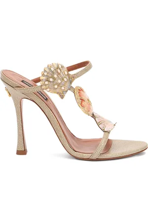 Roberto Cavalli Højhælede sandaler med udsmykning