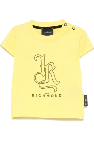 John Richmond T-shirt med logotryk
