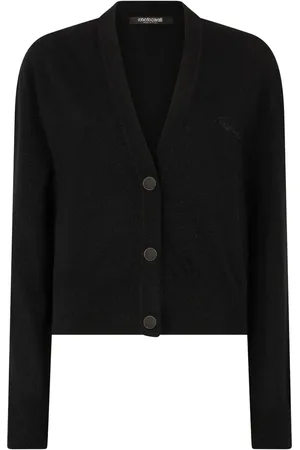 Roberto Cavalli Cropped cardigan med knapper