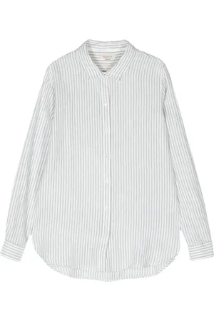 Barbour Stribet Marine skjorte i hør