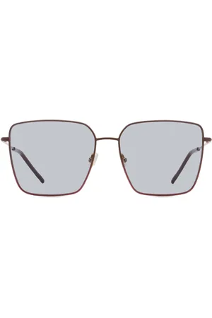 HUGO BOSS Oversize solbriller med firkantet stel