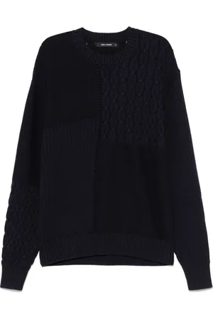 Daily paper Sweater med patchwork-mønster