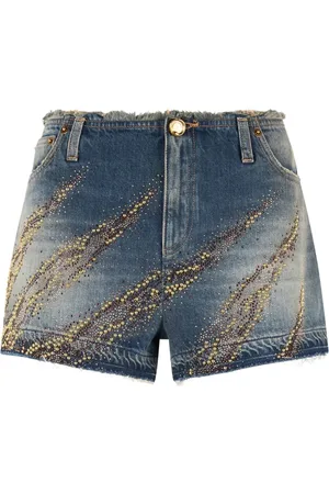 Roberto Cavalli Shorts med zebramønster