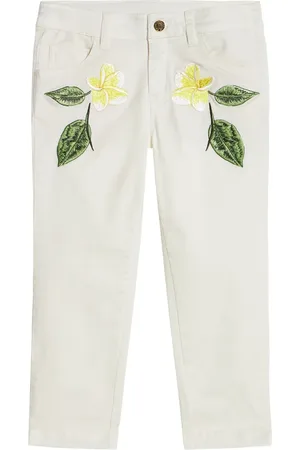 Roberto Cavalli Bukser med blomsterbroderi