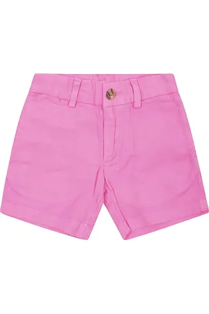 Ralph Lauren Lyserøde shorts i hør