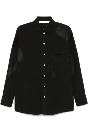 Maison Margiela Skjorte med udskåret krave