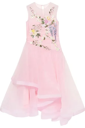 Maison Ava Kjole med blomsterbroderi