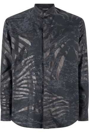 Roberto Cavalli Silkeskjorte med dyretryk