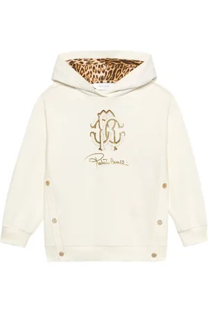 Roberto Cavalli Hættetrøje med broderet logo