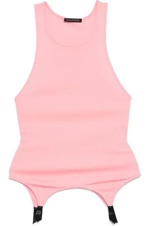 Kiki de Montparnasse Ribbet Le Boy tanktop med garter