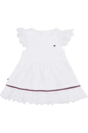 Tommy Hilfiger Kjole med broderie-anglaise