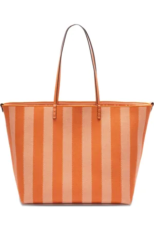 Fendi Stor Roll tote med striber