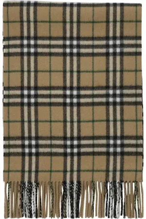 Burberry Ternet tørklæde med frynser