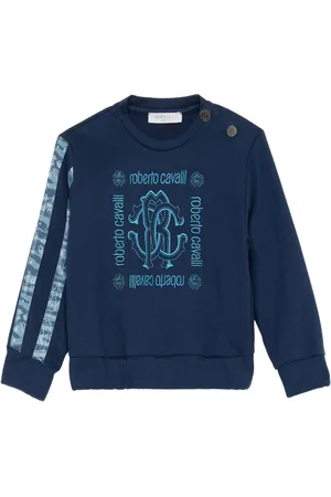 Roberto Cavalli Sweatshirt med grafisk logo