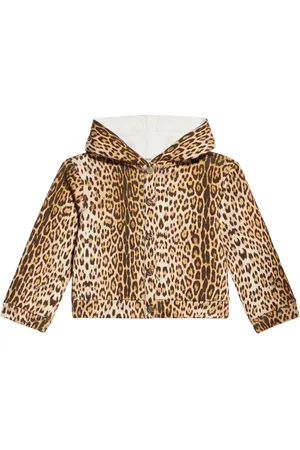 Roberto Cavalli Hættetrøje med jaguar-tryk