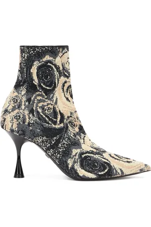 Roberto Cavalli Ankelstøvler med blomstertryk