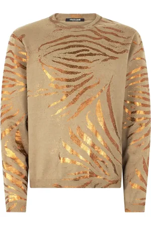 Roberto Cavalli Sweatshirt med zebratryk