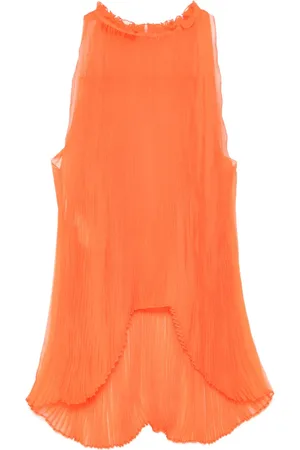 Alberta Ferretti Plisseret top