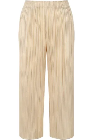 PLEATS PLEASE ISSEY MIYAKE Tofarvede Merry bukser