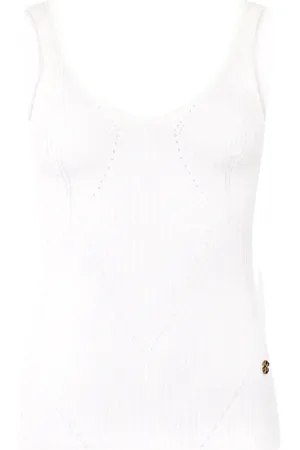 Roberto Cavalli Ribstrikket tanktop