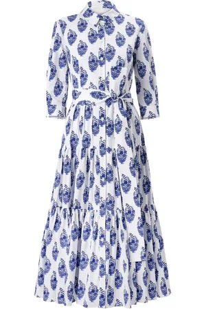Carolina Herrera Skjortekjole med blomstertryk