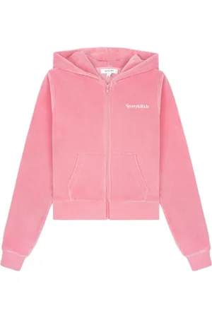 Sporty & Rich Sweatshirt med hætte og lynlås