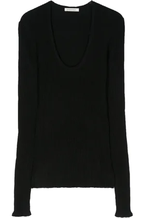 By Malene Birger Ribstrikket polotop i merinould