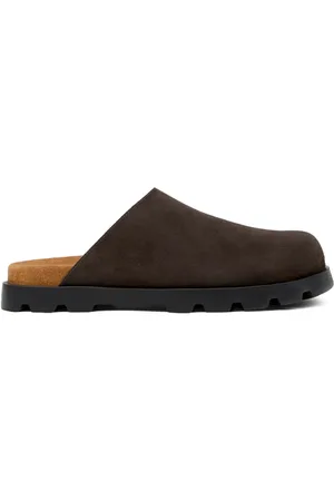 Camper Brutus slip on-clogs i læder